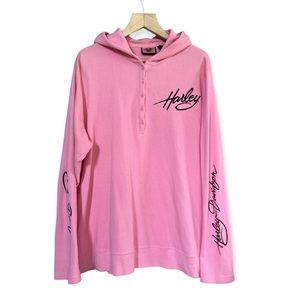 Harley-Davidson Pink Graphic Long Sleeve Hoodie
